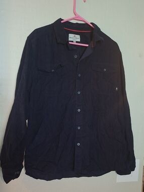 Men's Navy Lightweight Shirt Jacket